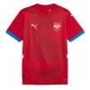 Herren Fußballbekleidung Serbien Heimtrikot EM 2024 Kurzarm